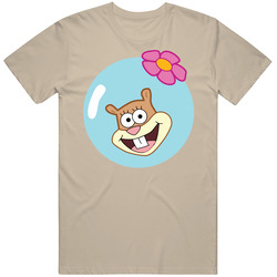 Sandy Squirrel Spongebob Squaremants Big Head Helmet Halloween Costume Retro T Shirt