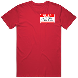 Hello My Name Is Jake From State Farm Funny Halloween Retro T Shirt