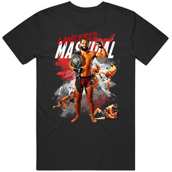 Jorge Masvidal Gamebred Mma Champion Fight Fan Retro T Shirt