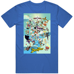 Ducktales Characters 80s Tv Kids Show Cartoon Retro T Shirt