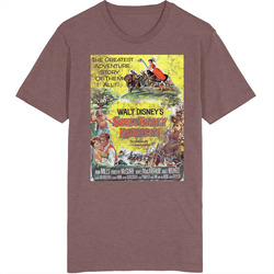Swiss Family Robinson 60s Kids Movies Worn Look Vintage Unisex Retro T Shirt