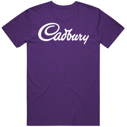Cadbury Logo Chocolate Candy Snack Foodie Food Sweets Fan Retro T Shirt