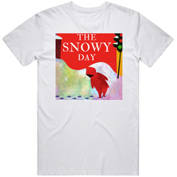 The Snowy Day Classic Children's Storybook Cover Retro T Shirt