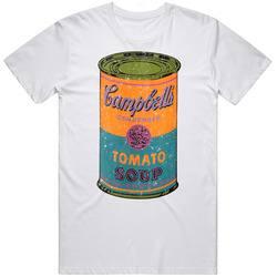 Campbell's Tomato Soup Retro Andy Warhol Label Can Retro T Shirt