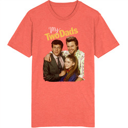 My Two Dads 80s Tv Series Show Worn Look Vintage Unisex Retro T Shirt
