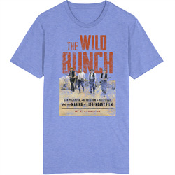 The Wild Bunch 60s Western Movie Worn Look Vintage Unisex Retro T Shirt