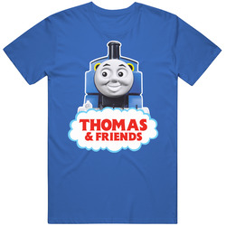 Thomas The Tank Engine & Friends Big Face 80s Kids Tv Show Retro T Shirt