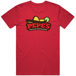 Pepes Mexican Restaurant Mexican Food Retro T Shirt