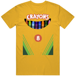 Crayons 8 Box Funny Halloween Costume Idea Retro T Shirt