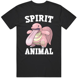 Lickitung Is My Spirit Animal Cool Retro T Shirt