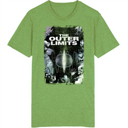 The Outer Limits 60s Tv Series Show Worn Look Vintage Unisex Retro T Shirt