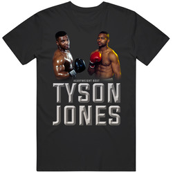 Mike Tyson Vs Roy Jones Jr Heavyweight Bout Retro T Shirt