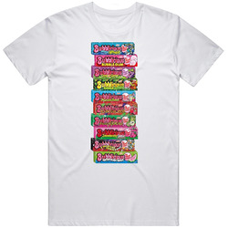 Bubblicious Bubble Gum Wrappers Retro Candy Retro T Shirt