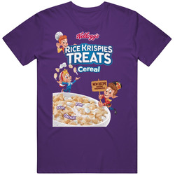 Rice Krispy Treats Cereal 90s Kids Food Retro T Shirt