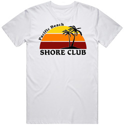 Pacific Beach Shore Club San Diego Restaurant Retro T Shirt