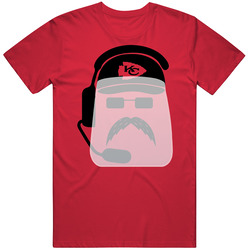 Andy Reid Face Shield Mask Kansas City Football Retro T Shirt
