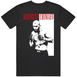 Khamzat Chimaev The Wolf Borz Chechnya Mma Fighter Scarface Style Retro T Shirt