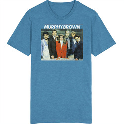 Murphy Brown 80s Tv Series Show Worn Look Vintage Unisex Retro T Shirt Murphy Brown 80s Tv Series Show Worn Look Vintage Unisex Retro T Shirt