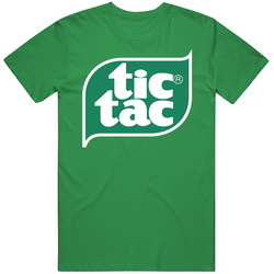 Tic Tac Logo Breath Freshner Candy Sweets Fan Retro T Shirt