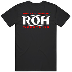 Ring Of Honor Professional Wrestling Fan Simple Logo Retro T Shirt