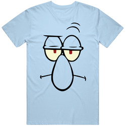 Squidward Spongebob Squaremants Big Face Halloween Costume Retro T Shirt Squidward Spongebob Squaremants Big Face Halloween Costume Retro T Shirt