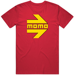 Momo Italy Racing Logo Retro T Shirt
