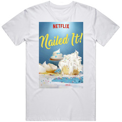 Netflix Nailed It Food Tv Series Foodie Fan Retro T Shirt Netflix Nailed It Food Tv Series Foodie Fan Retro T Shirt