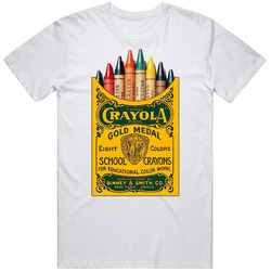 Original Crayola Crayons Retro T Shirt