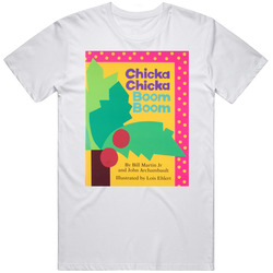 Chicka Chicka Boom Boom Classic Children's Storybook Cover Retro T Shirt