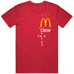 Mcdonalds Crew Cactus Jack Celeb Collaboration Food Retro T Shirt