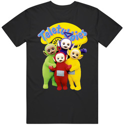 Teletubbies Group 90s Kids Tv Show Retro T Shirt