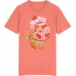 Strawberry Shortcake Retro Cartoon Poster Vintage Unisex Retro T Shirt