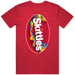 Skittles Favorite Candy Wrapper Halloween Group Costume Retro T Shirt