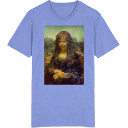 The Exorcist Mona Lisa Funny Worn Look Vintage Unisex retro T Shirt
