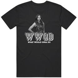 Gina Linetti Wwgd What Would Gina Do Brooklyn Nine-nine Favorite Character Tv Show Fan retro T Shirt
