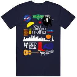 How I Met Your Mother Tv Show Mashup retro T Shirt