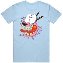 Courage The Cowardly Dog 90s Cartoon retro T Shirt Courage The Cowardly Dog 90s Cartoon retro T Shirt