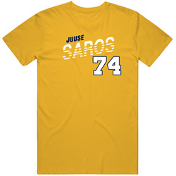 Juuse Saros 74 Favorite Player Nashville Hockey Fan retro T Shirt