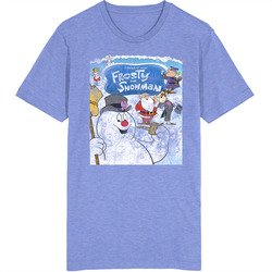 Frosty The Snowman 60s Kids Movies Worn Look Vintage Unisex retro T Shirt