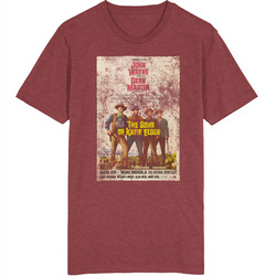 The Sons Of Katie Elder 60s Western Movie Worn Look Vintage Unisex retro T Shirt