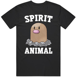 Diglett Is My Spirit Animal Cool retro T Shirt