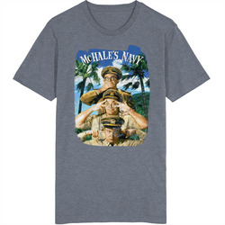 Mchale's Navy 60s Tv Series Show Worn Look Vintage Unisex retro T Shirt Mchale's Navy 60s Tv Series Show Worn Look Vintage Unisex retro T Shirt