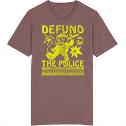 Defund The Police Blm Activism Black Civil Rights Worn Look Vintage Unisex retro T Shirt