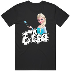 Elsa Frozen Best Movie Character retro T Shirt