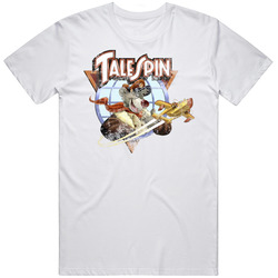 Baloo Talespin 90s Kids Tv Show Cartoon Worn Look retro T Shirt