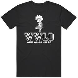 Lisa Simpson Wwld What Would Lisa Do The Simpsons Favorite Character Tv Show Fan retro T Shirt