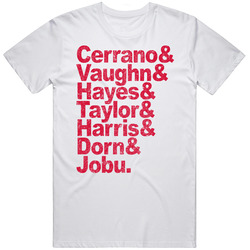 Major League Team Roster Names Retro Baseball Movie retro T Shirt