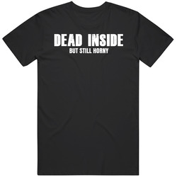 Dead Inside But Still Horny Suggestive Funny retro T Shirt