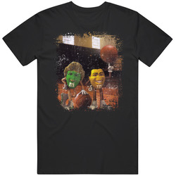 Larry Bird And Magic Johnson M&m Retro Candy Basketball Fan retro T Shirt