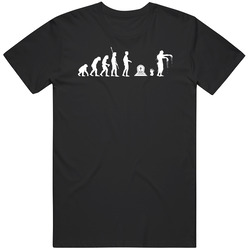 Evolution Of Man Walking Dead Inspired retro T Shirt